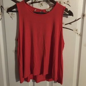 No Comment NY•LA - Orange Tank Top Blouse